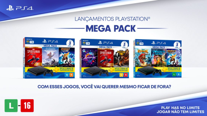 Mega Packs do PS4